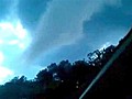 Tornado Forms In Front of Car