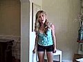 Jennette singing What Hurts the Most by Rascal Flatts