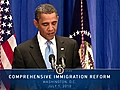 President Obama on Comprehensive Immigration Reform