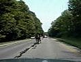 A horse on the lamb captured on dash cam