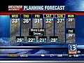 VIDEO: 13WHAM Weather Authority Morning Forecast -- 11/19/08