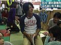 ゴルフ・石川 遼選手、埼玉・三郷市の避難所を訪問　子どもたちと触れ合い激励