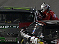 Tempers flare between Harvick and Busch