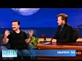 Ricky Gervais Talks Hosting The Golden Globes on Conan 1-13