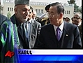 Karzai Wins Afghan Election,  Ban Visits