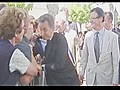 Sarkozy grabbed in France