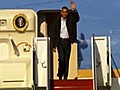 Obama returns from Europe