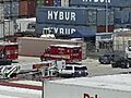 Container accident at Port Everglades