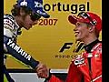 Stoner and Valentino Rossi