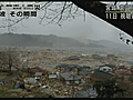 Tsunami sweeps away homes