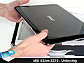 Il notebook MSI X370 in video