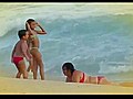 Drunk Lady Washes Up On Beach