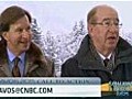 Davos WEF 2011: Lord Levene and John Studzinski