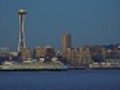 Seattle Ferry Cityscape