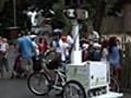 Google hits the streets on three wheels