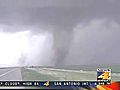 Caught on Tape: Tornado barrels through Kansas