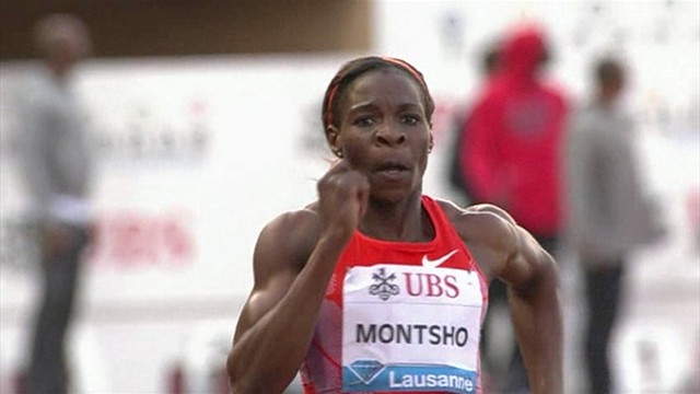 2011 Diamond League Lausanne Amantle Montsho wins 400m