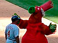 Phillies Mascot Does Bad Romance