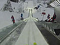 First Person Ski Jumping