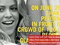 Shakira.com Glastonbury Interview