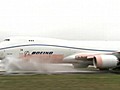 Jumbo Jet Makes a Giant Splash