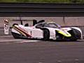 Le Mans racer hot lap