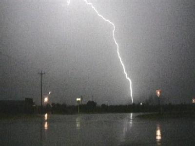 Lightning Show Caught On Camera