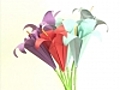 Créer un bouquet d&#039;iris en origami