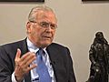 Rumsfeld on the Pentagon,  CIA and Panetta