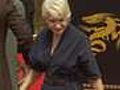 Helen Mirren honored in cement