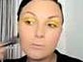 MAC Bright Yellow Glitter Party Make-up Tutorial.