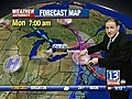 VIDEO: 13 WHAM Weather Authority Evening Forecast -- 01/04/09