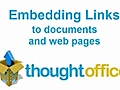 Mindmap: Embed links in ThoughtOffice Session
