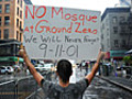 &#039;Ground Zero mosque&#039; protests in New York