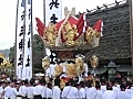 西脇　兵主神社　岡　境内　屋台回し