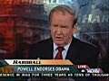 Pat Buchanan: Powell endorsed Obama because he&#039;s black