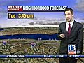 VIDEO: 13WHAM Weather Authority Noon Forecast 12/29/09