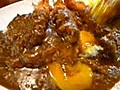 上等カレー本店のエビフライカレー