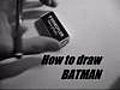 How to draw Batman