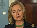 The Obama Administration - Clinton Urges Gadhafi to Leave