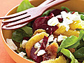 Orange,  Roasted Beet, and Arugula Salad