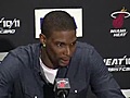 Chris Bosh talks about needing to play like a &#039;big man&#039;