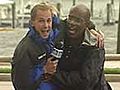 Holding on to Al Roker in hurricane