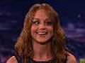 Glee Star Jayma Mays Reveals Freakish Eyeball 03/07/11