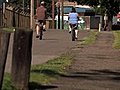 Bicyclists 538 Stock Footage