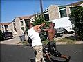 Black guy vs Mexican dude real fight