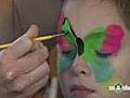 Face Paint: Creating the Butterfly Wing Details