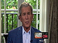 Bush says NATO allies did not step up