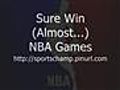 NBA Highlights - Sure Win ... almost