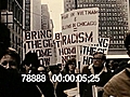 ANTI-WAR AND CIVIL RIGHTS DEMONSTRATION - HD